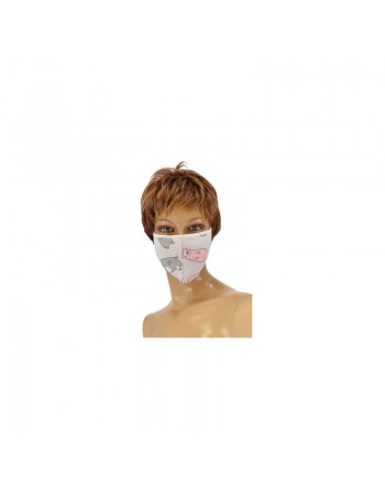 Masque en coton Passion - Divers coloris