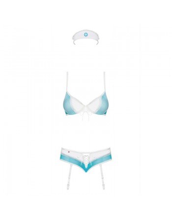 834-CST-6 Costume Infirmière - Bleu