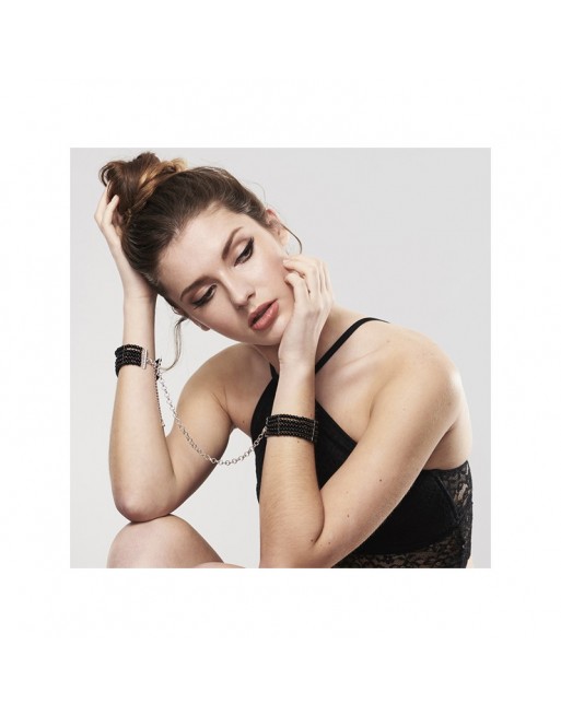 Plaisir Nacre - Menottes - Noir Plaisir Nacre - Menottes - Noir