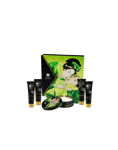  shunga : coffret secret de geisha  organica  thé vert exotique