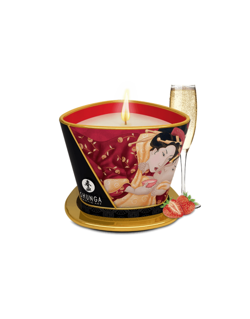  cosmetiques intimes  shunga  bougie de massage romance vin