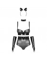 ensemble 6 pièces silveria de la marque de lingerie sexy obsessive