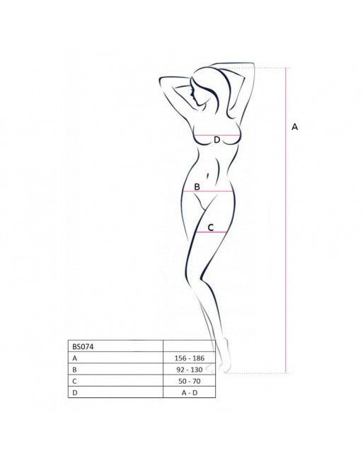 BS074R Bodystocking - Rouge BS074R Bodystocking - Rouge