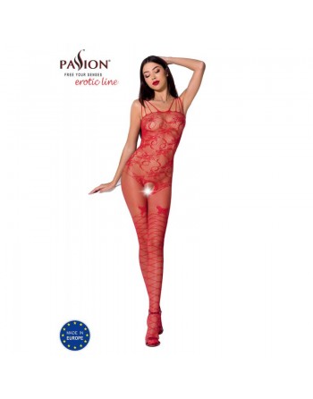 bodystocking rouge et sexy bs076r de la marque passion lingerie