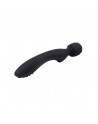  sextoys  marque love to love  twist noir 2en1 vibromasseur et wand