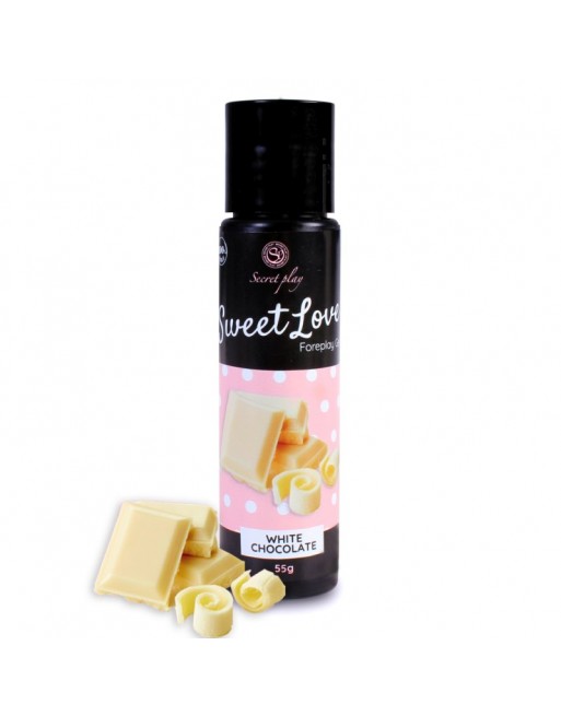  secret play : gel comestible chocolat blanc 