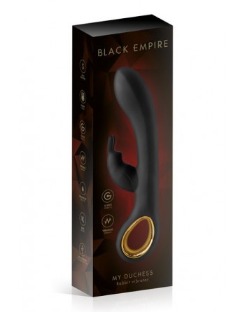 Vibromasseur rabbit My Duchess Black Empire USB