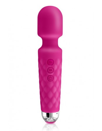 Vibromasseur rose 20 vitesses USB Yoba