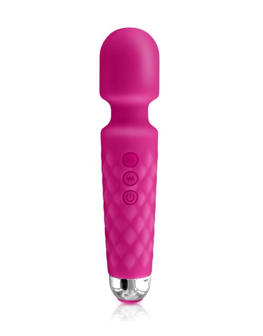 Vibromasseur rose 20 vitesses USB Yoba