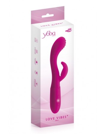 Vibromasseur rabbit Bess Yoba 10 vitesses USB