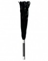 RIMBA - SUEDE FLOGGER WITH GLASS HANDLE AND CRYSTAL