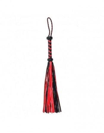 RIMBA BRAIDED FLOGGER BLACK-RED