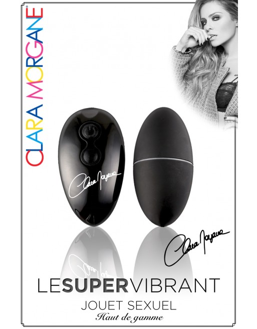 Le Super Vibrant - Oeuf Vibrant Ultra silencieux Noir