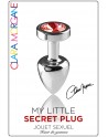 My Little Secret Plug type Rosebud Medium Bijou Rouge