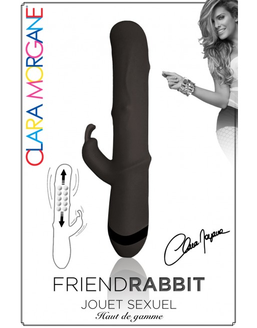 Friend Rabbit Billes Va et Vient Noir