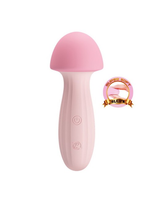 Mini vibromasseur wand Mushroom Pretty Love