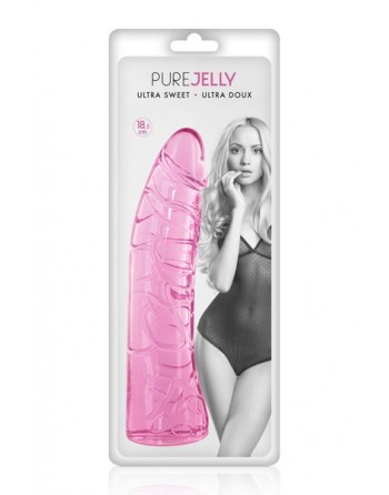Gode courbe rose Pure Jelly 18.5cm