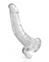 Gode translucide en jelly 22cm Pure Jelly