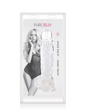 Gode jelly transparent XL 22cm Pure Jelly