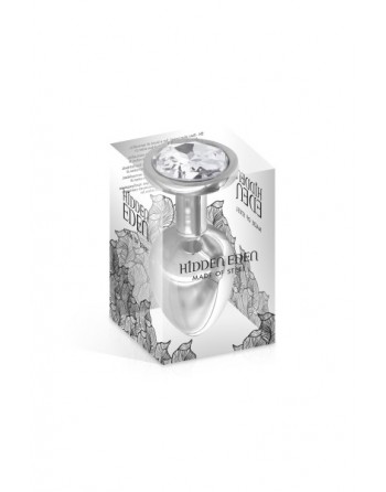 Plug bijou argenté acier Faith Hidden Eden 265g M