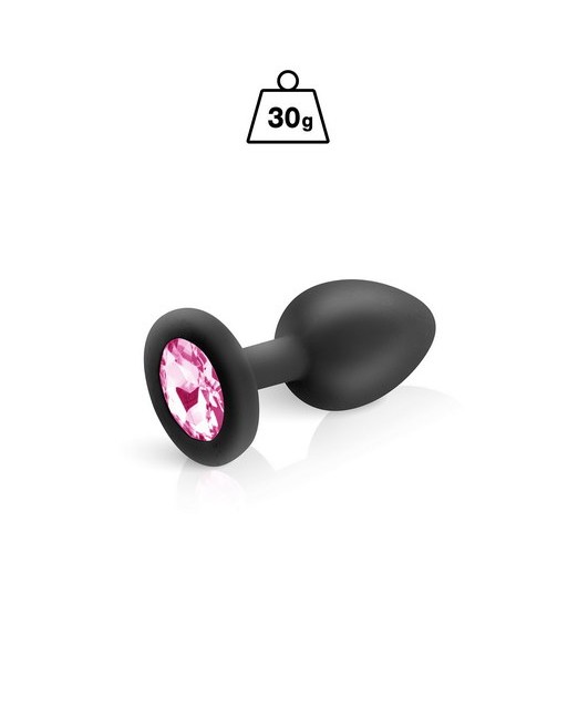 Plug bijou noir silicone Cloud Hidden Eden 30g S