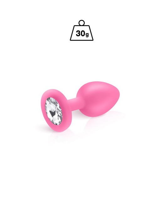 Plug bijou rose silicone Cloud Hidden Eden 30g S