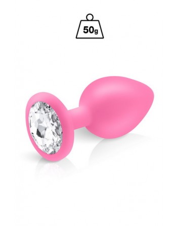 Plug bijou rose silicone Cloud Hidden Eden 50g M