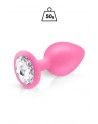 Plug bijou rose silicone Cloud Hidden Eden 50g M