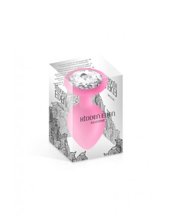 Plug bijou rose silicone Cloud Hidden Eden 50g M