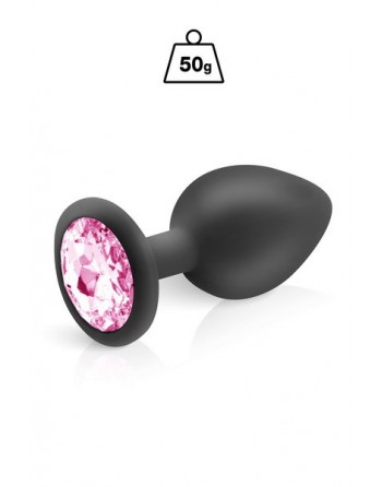 Plug bijou noir silicone Cloud Hidden Eden 50g M