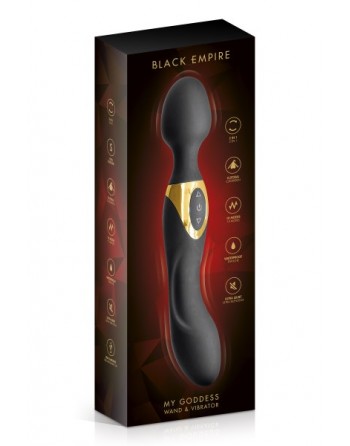 Vibromasseur wand luxe My Goddess Black Empire