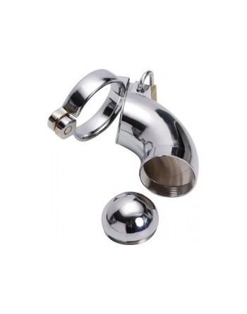 TUBE CHASTITY CAGE W/REMOVABLE HEAD