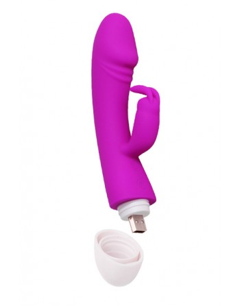 Vibromasseur rabbit USB Pretty Love Will