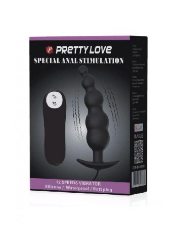 Plug chapelet vibrant Pretty Love Special Anal