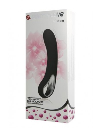 Vibromasseur point G Pretty Love Alston Black USB