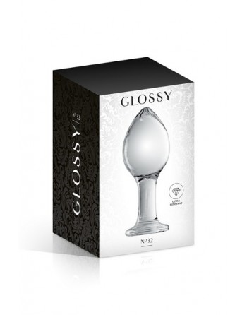 Plug anal boule large Glossy Toys 32 Clear