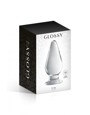 Plug anal allongé Glossy Toys 26 Clear