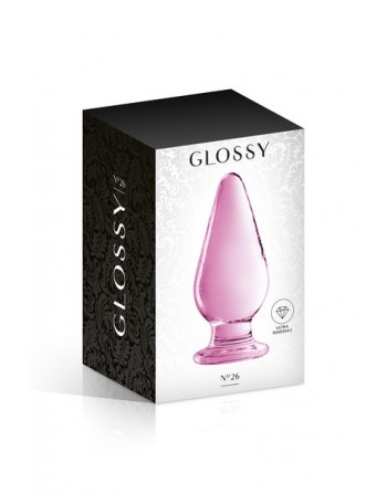 Plug anal allongé Glossy Toys 26 Pink