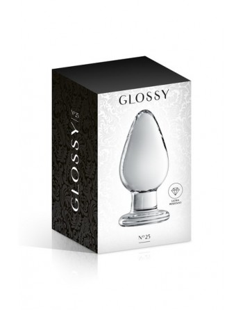 Plug anal boule large Glossy Toys 25 Clear