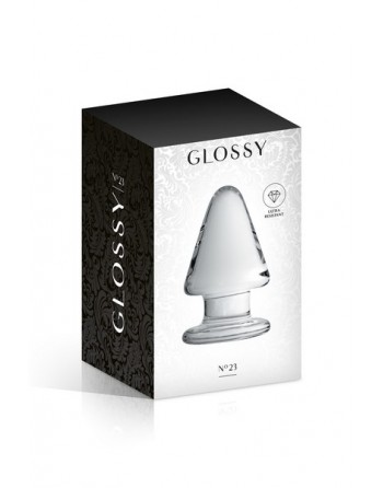 Plug anal pointe Glossy Toys 23 Clear