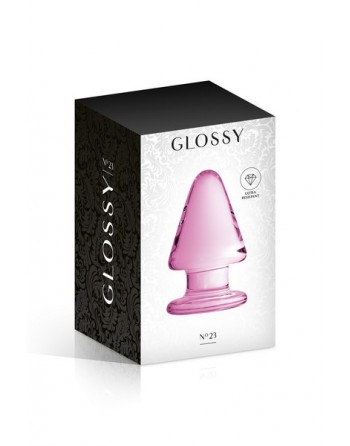 Plug anal pointe Glossy Toys 23 Pink