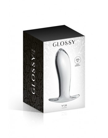 Plug anal verre Glossy Toys 20 Clear