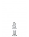 Plug anal avec gland Glossy Toys 24 Clear