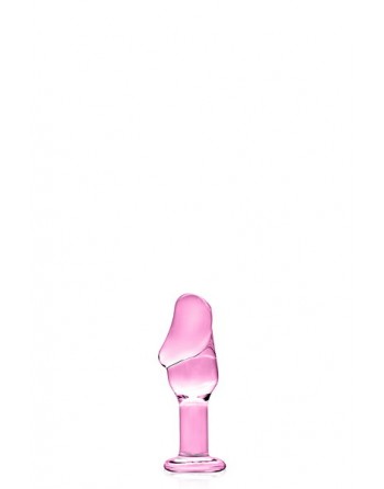 Plug anal avec gland Glossy Toys 24 Pink
