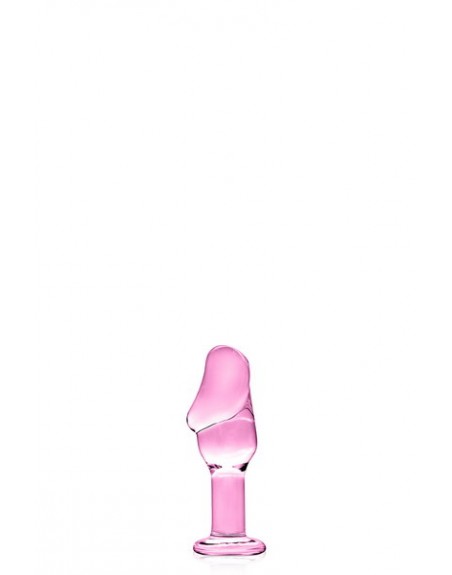 Plug anal avec gland Glossy Toys 24 Pink