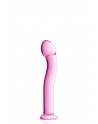 Dildo en verre rose point G 27 Glossy Toys