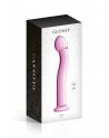 Dildo en verre rose point G 27 Glossy Toys