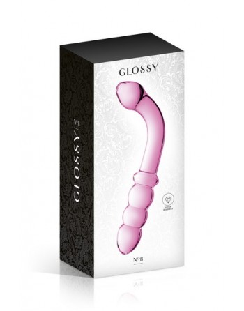 Dildo coudé multi stimulation Glossy Toys 8 Pink