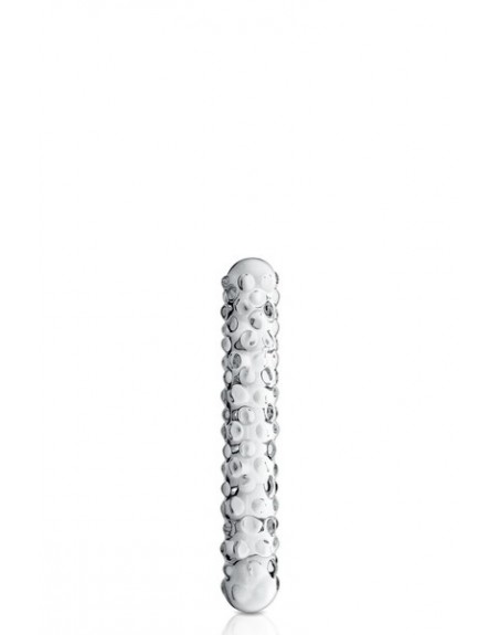 Dildo perlé en verre Glossy Toys 6 Clear