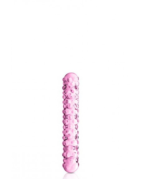 Dildo perlé en verre Glossy Toys 6 Pink